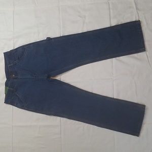 Men Key Dungaree Relaxed Fit Carpenter Denim Blue Jeans 30 X 30 NWT